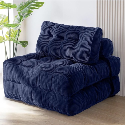 Folding sofa bed navy - bed,