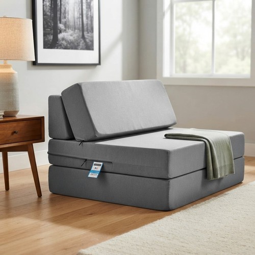 Dual use grey futon - grey, sofa
