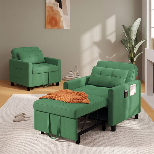Single chair bed sofa - sofa, pull