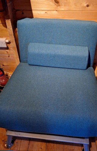 Homco blue folding convertible - folding,