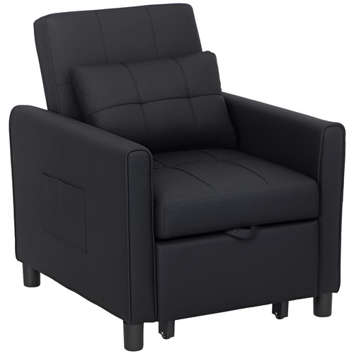 Homcom single chair - single, bed,