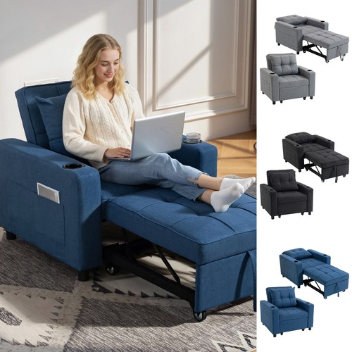 Single sofa bed with - 3-in-1,