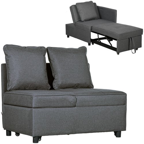 Homcom folding sleeper sofa - folding,