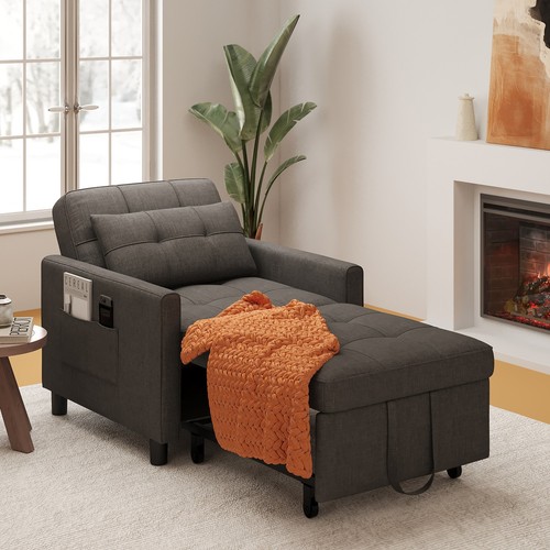 Single chair bed - chair, pull