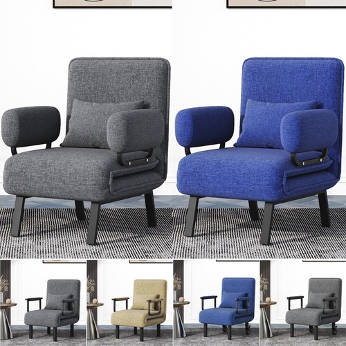 Folding futon chair bed single - chair,