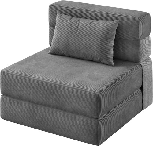 Single folding sofa bed - single,