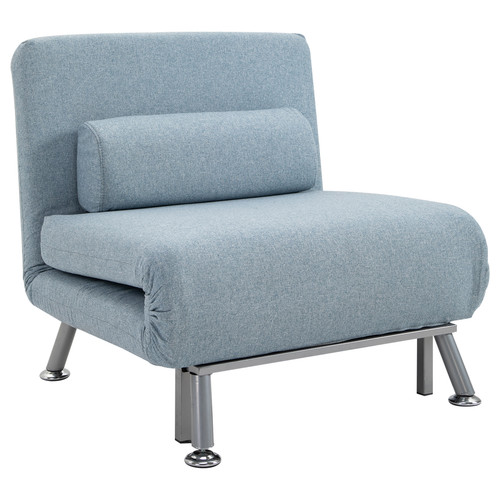 Blue folding single - blue, sofa