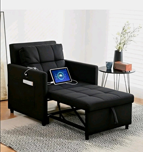 Sleeper chair sofa bed - 4-in-1,